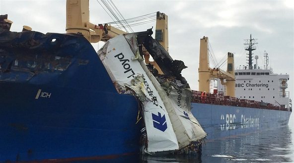 BBC Neptune accidentado